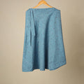 Jacquard weave cotton wrap around skirt 46 - handcrafted