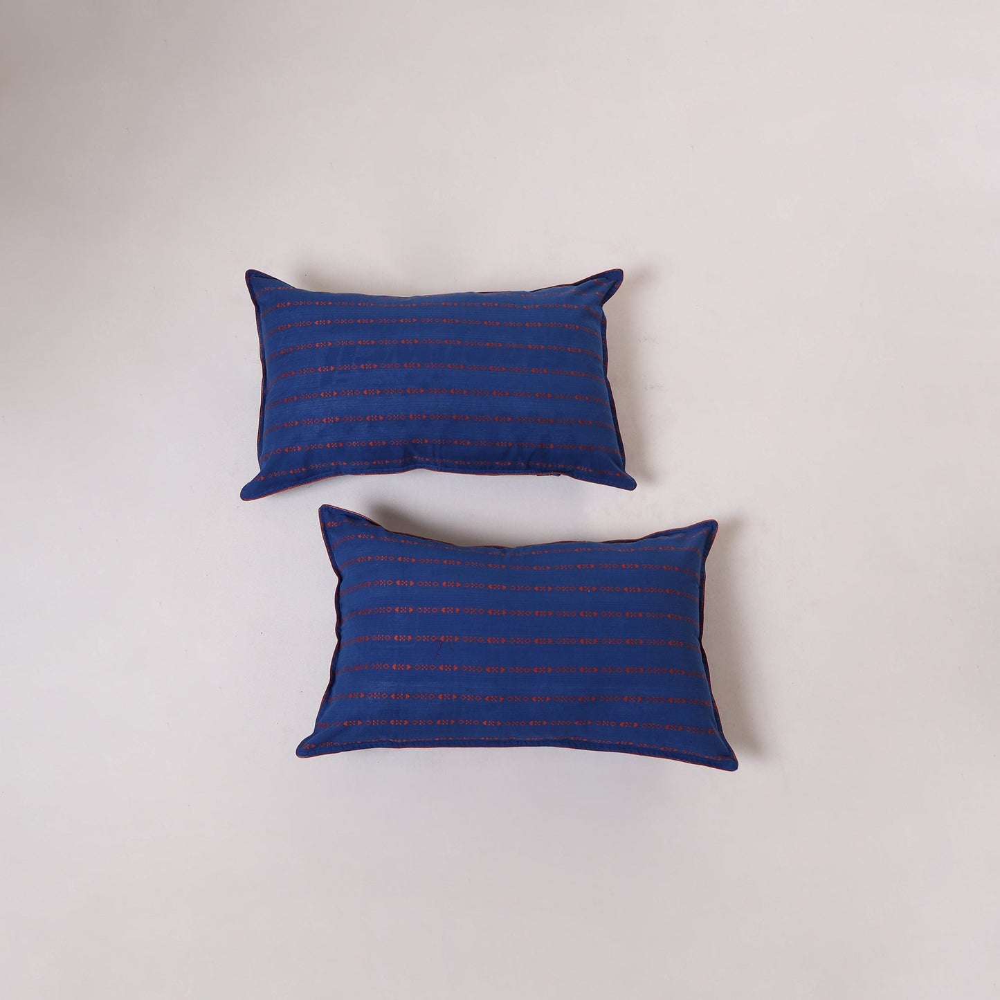 Jacquard weave pillow cover (set of 2) 06 - handcrafted