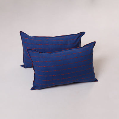 Jacquard weave pillow cover (set of 2) 06 - handcrafted
