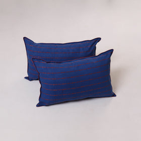 Jacquard weave pillow cover (set of 2) 06 - handcrafted