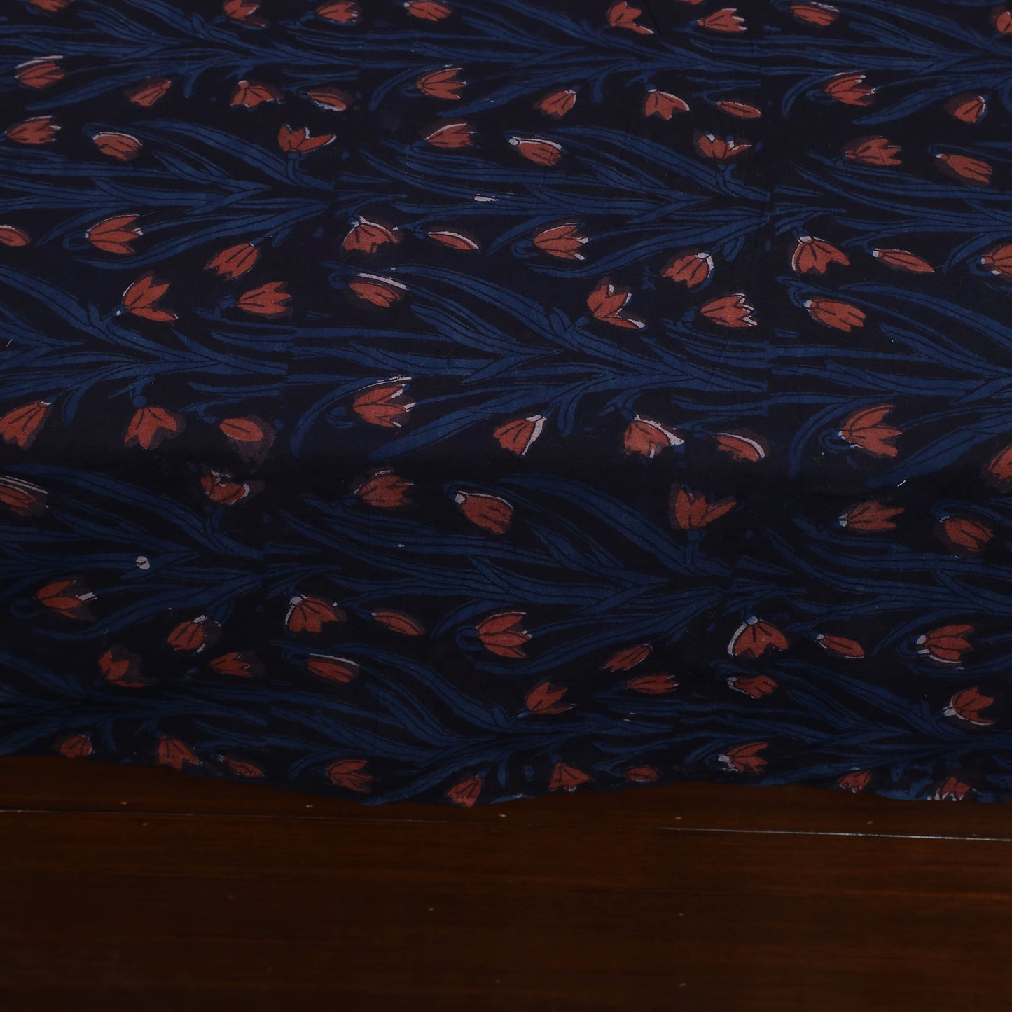 Blue - jahota with bagh patch cotton bedsheet set 03