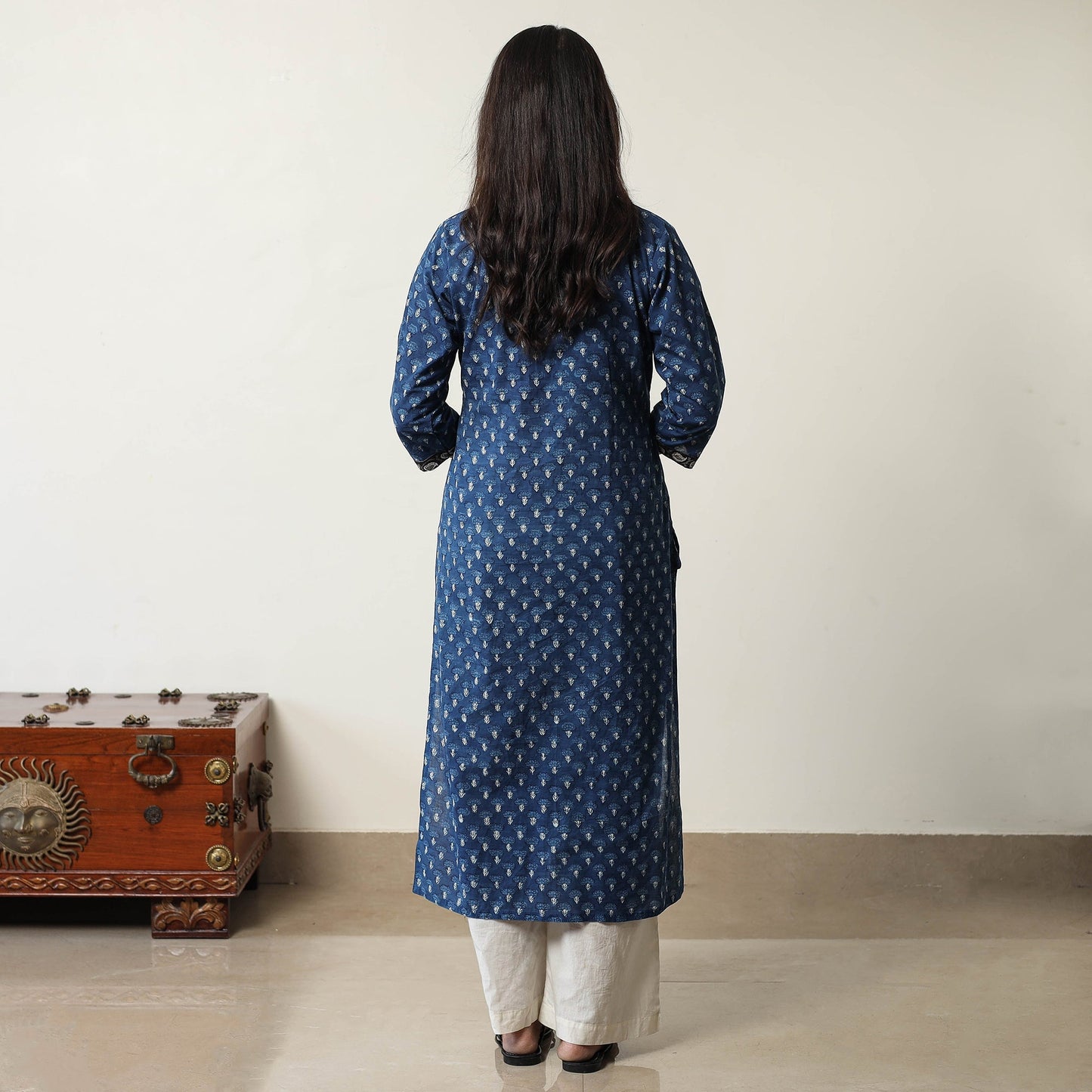  Jahota Block Printed Cotton Straight Kurta 08 
