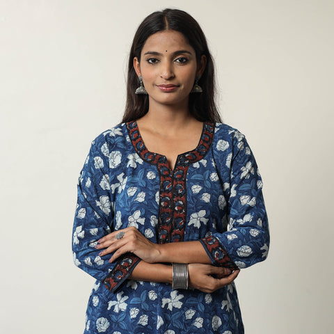  Jahota Block Printed Cotton Straight Kurta 14 