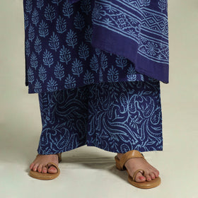 Buy Blue Jaipur Print Cotton Kurta Set