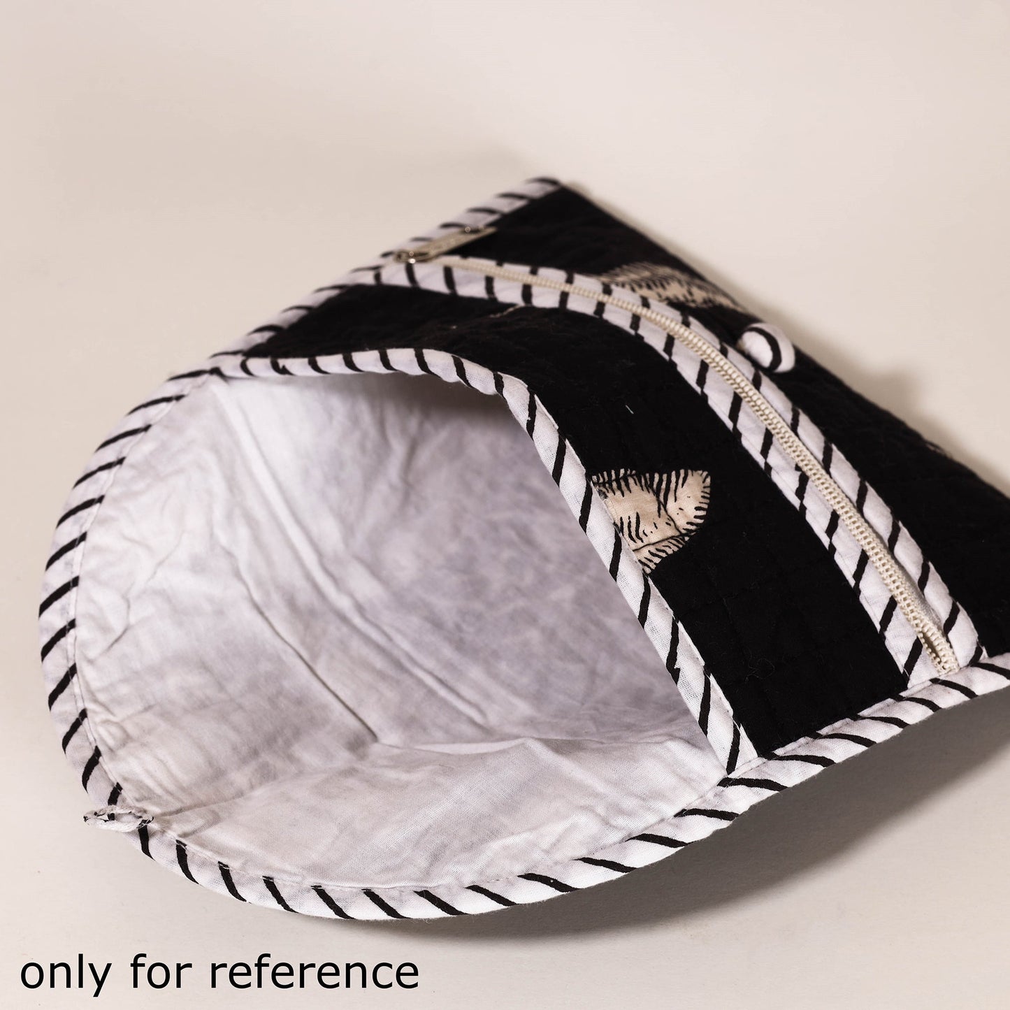  Jaipur Block Printed Cotton Cosmetic Pouch 