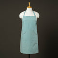 Blue - jhiri handloom cotton apron with pocket 37