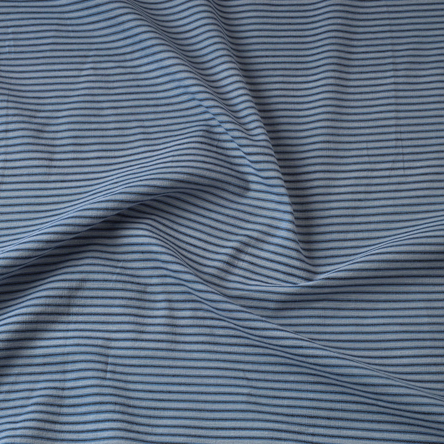 Blue - Jhiri Pure Handloom Cotton Fabric
