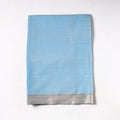 Blue - Jhiri Pure Handloom Cotton Precut Fabric (0.9 meter) 23Online l iTokri.com