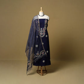 Kacchi gota patti work natural dyed pure cotton 3pc