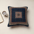 Buy Kala Raksha Jat Hand Embroidery Cotton Cushion Cover Online at iTokri.com