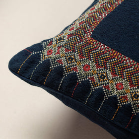 Buy Kala Raksha Jat Hand Embroidery Cotton Cushion Cover Online at iTokri.com