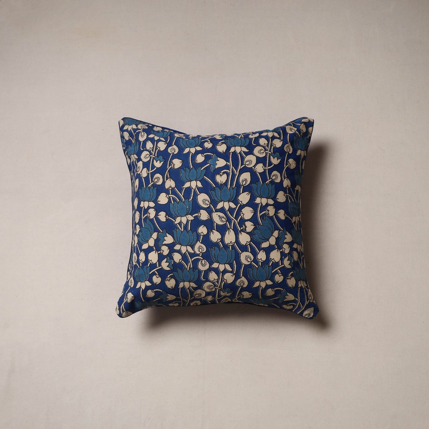 Kalamkari print cushion cover 39 - handcrafted