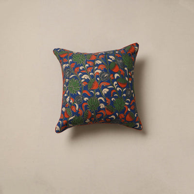 Hand kalamkari cushion cover 55 - handcrafted