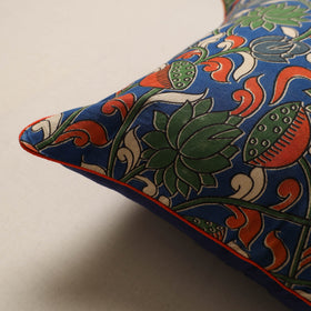 Hand kalamkari cushion cover 55 - handcrafted