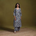 Kalamkari printed cotton 2pc kurta set for women 07
