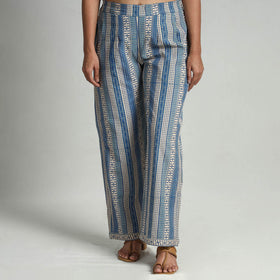  Kalamkari Printed Cotton Elasticated Palazzo Online at iTokri.com