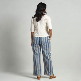  Kalamkari Printed Cotton Elasticated Palazzo Online at iTokri.com