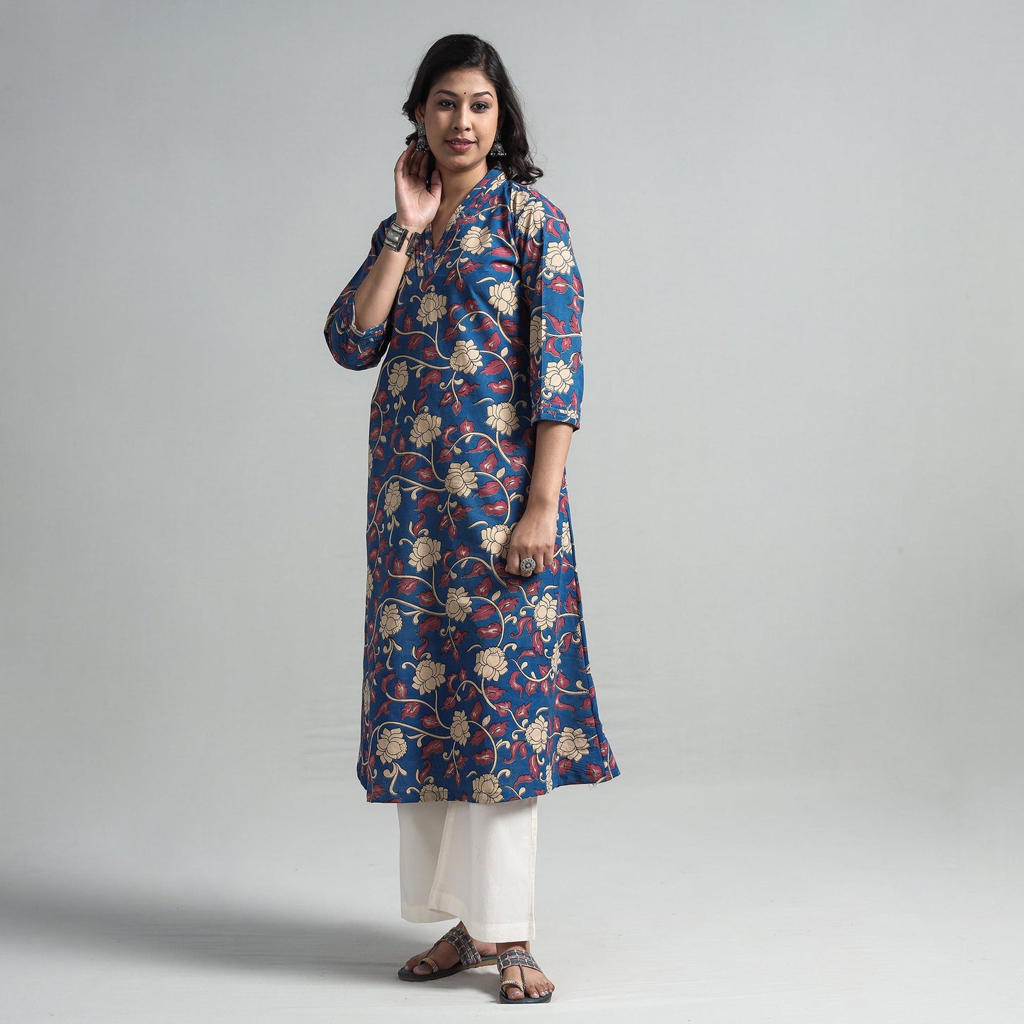 kalamkari printed kurta