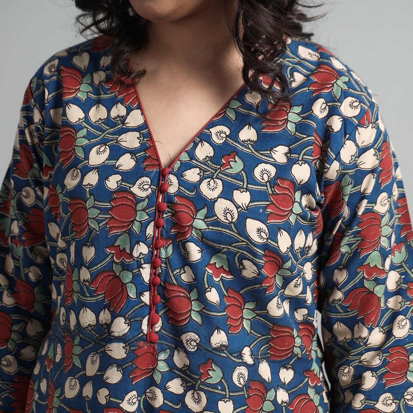  Kalamkari Printed Kurta