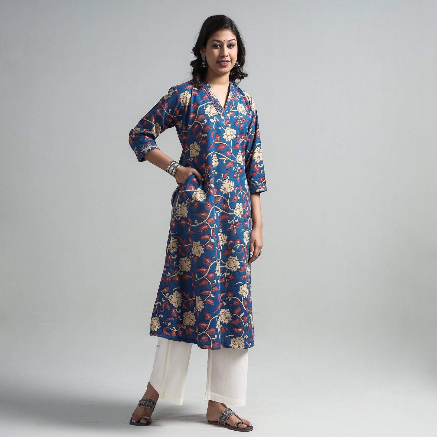 kalamkari printed kurta