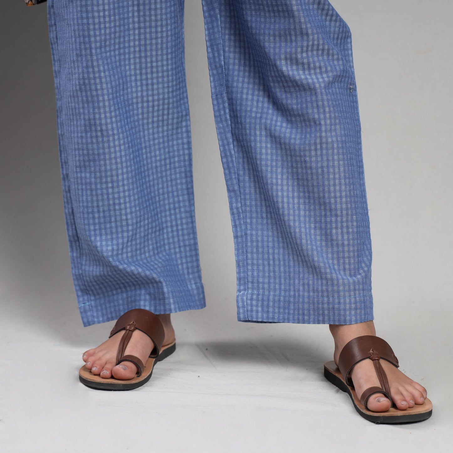  Kalamkari Block Printing Cotton Kurta with Palazzo & Dupatta Set 