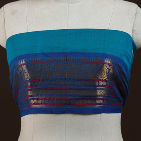 Kanchipuram cotton blouse piece 06 - handcrafted