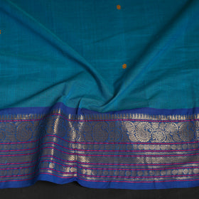 Kanchipuram cotton blouse piece 06 - handcrafted