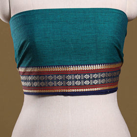 Kanchipuram cotton blouse piece 69 - handcrafted