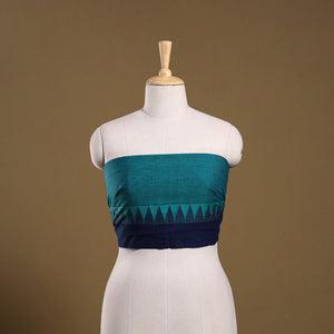 Kanchipuram cotton blouse piece 70 - handcrafted