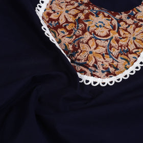 Buy Blue Kanchipuram Patchwork Cotton Kurta Material