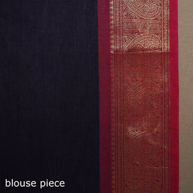 Blue - kandangi buti chettinad cotton saree with border 30