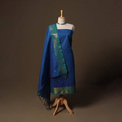 Kandangi chettinad cotton 2pc unstitched dress material 28