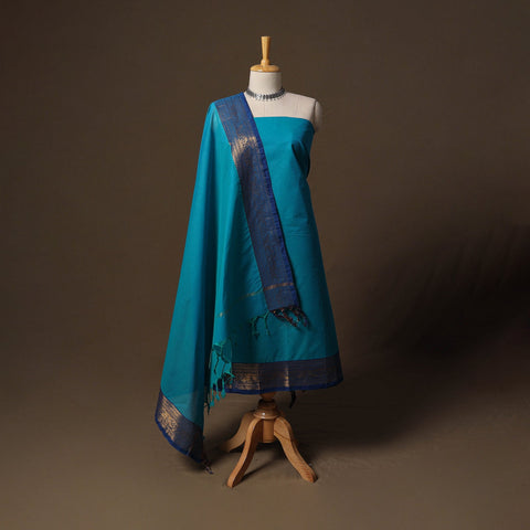 Kandangi chettinad cotton 2pc unstitched dress material 47