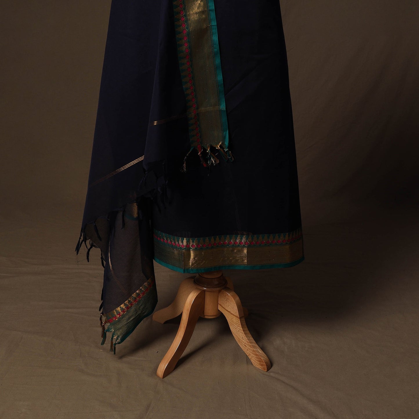 Kandangi chettinad cotton 2pc unstitched dress material 50
