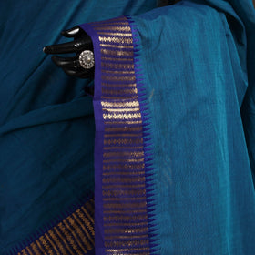 Blue - kandangi chettinad cotton saree with border 92