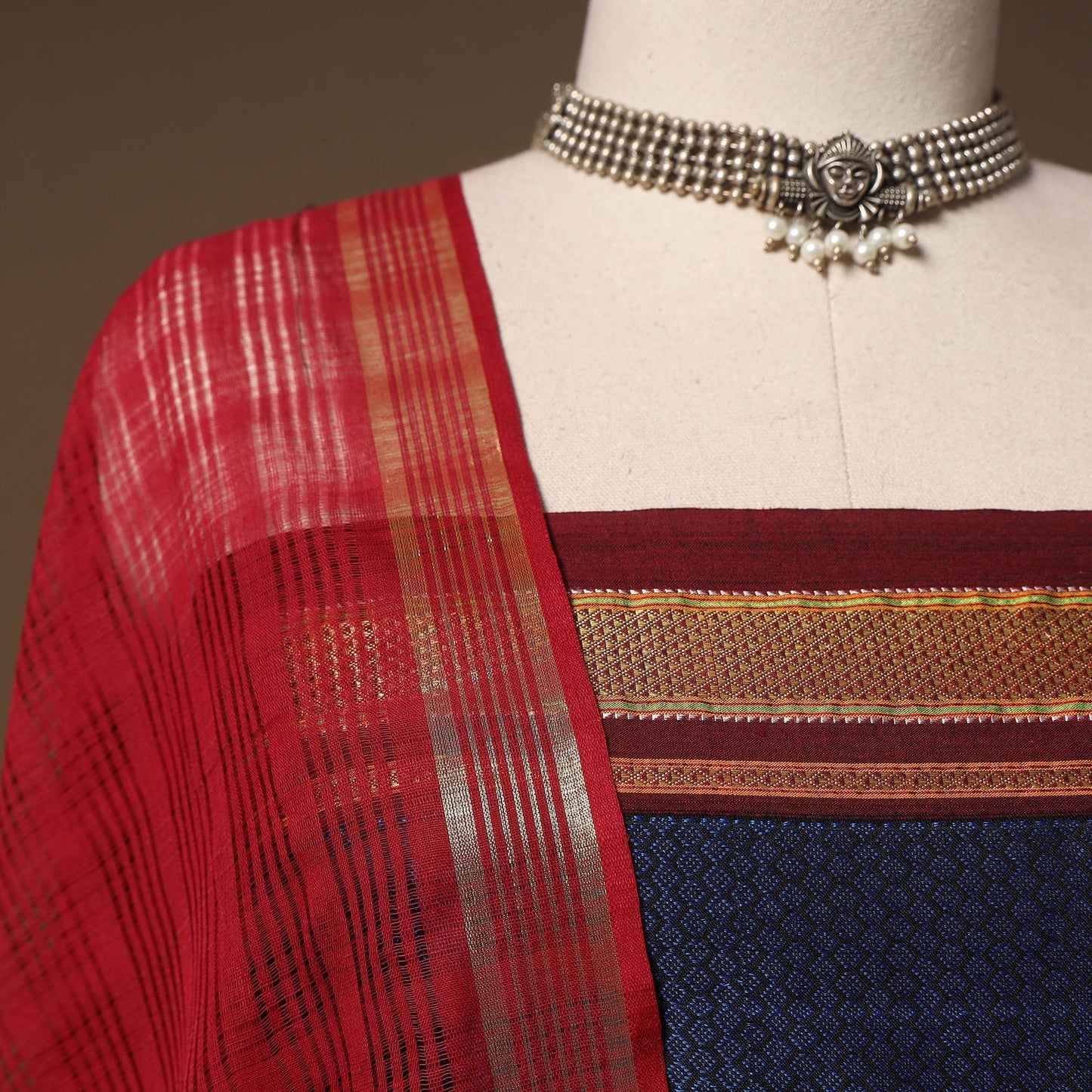 Karnataka khun mercerised cotton 3pc unstitched dress