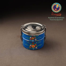Kashmir enamelware floral handpainted stainless steel 2
