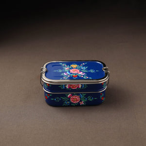 Kashmir enamelware floral handpainted stainless steel 2