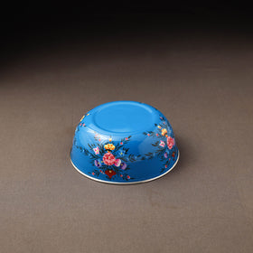 Kashmir enamelware floral handpainted stainless steel