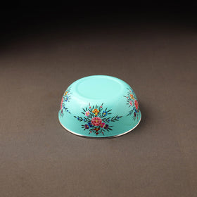 Kashmir enamelware floral handpainted stainless steel