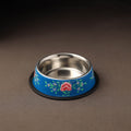 Kashmir enamelware floral handpainted stainless steel pet