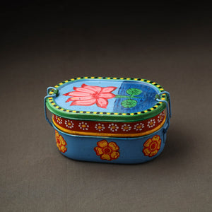 Buy Kavad Handpainted Stainless Steel 2 Tier Capsule Shape Lunch Box (6 X 4 in) 03 Online at iTokri.com