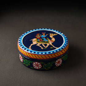  Kavad Handpainted Stainless Steel Chapati Box 