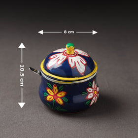 Kavad Handpainted Stainless Steel Ghee Pot 