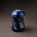 Blue Kavad Handpainted Stainless Steel Multi Utility Canister