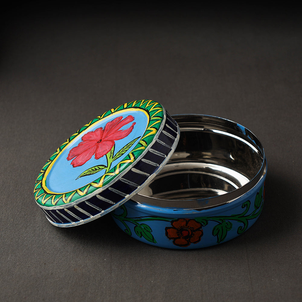  Kavad Handpainted Stainless Steel Multi Utility Container 