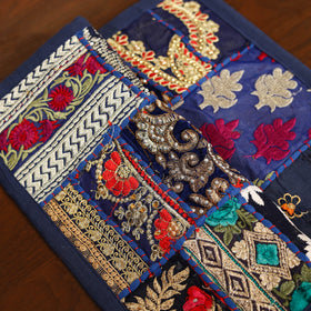 Blue - khambadiya patchwork cotton table mats (set of 6) 01