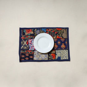 Khambadiya patchwork table mat (12 x 18 in) 17 - handcrafted