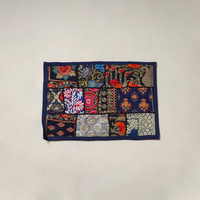 Khambadiya patchwork table mat (12 x 18 in) 17 - handcrafted