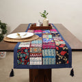 Khambadiya patchwork table runner (71 x 16 in) 04